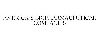 AMERICA'S BIOPHARMACEUTICAL COMPANIES