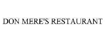 DON MERE'S RESTAURANT