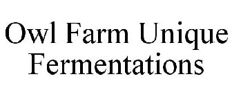 OWL FARM UNIQUE FERMENTATIONS