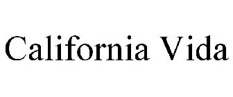 CALIFORNIA VIDA