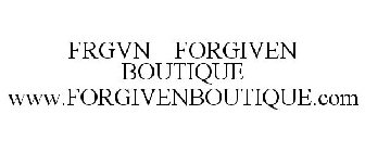 FRGVN FORGIVEN BOUTIQUE