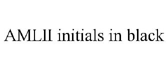 AMLII INITIALS IN BLACK