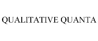 QUALITATIVE QUANTA