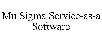 MU SIGMA SERVICE-AS-A SOFTWARE