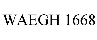 WAEGH 1668