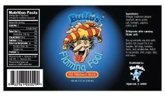 BUFFO'S FLAMING FOOL HOT HABANERO SAUCE