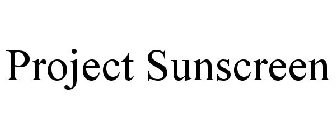 PROJECT SUNSCREEN