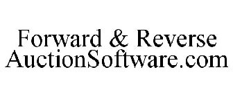 FORWARD & REVERSE AUCTIONSOFTWARE.COM