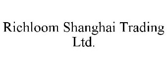 RICHLOOM SHANGHAI TRADINGLTD.