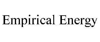 EMPIRICAL ENERGY