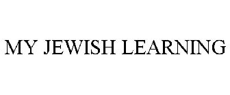 MY JEWISH LEARNING