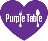 PURPLE TABLE
