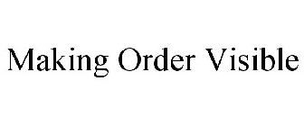 MAKING ORDER VISIBLE