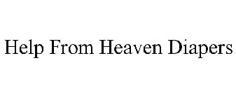HELP FROM HEAVEN DIAPERS