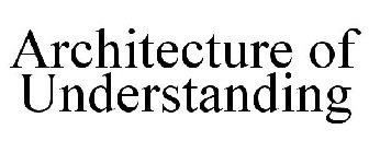 ARCHITECTURE OF UNDERSTANDING