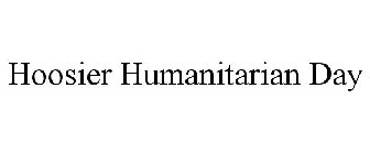 HOOSIER HUMANITARIAN DAY
