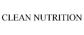 CLEAN NUTRITION