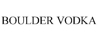 BOULDER VODKA