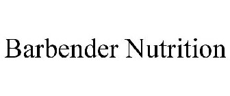 BARBENDER NUTRITION