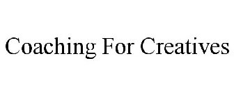 COACHING FOR CREATIVES