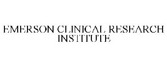 EMERSON CLINICAL RESEARCH INSTITUTE