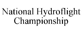 NATIONAL HYDROFLIGHT CHAMPIONSHIP