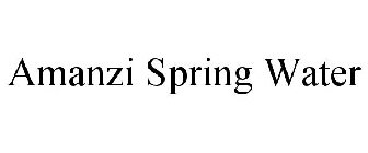 AMANZI SPRING WATER