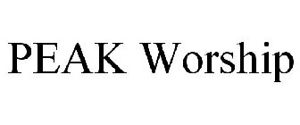 PEAK WORSHIP