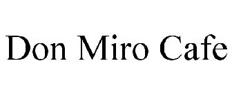DON MIRO CAFE