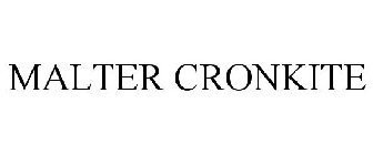 MALTER CRONKITE