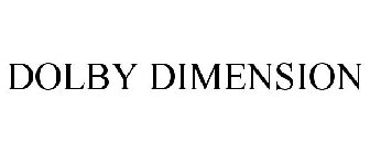 DOLBY DIMENSION