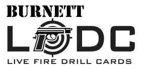 BURNETT L D C LIVE FIRE DRILL CARDS