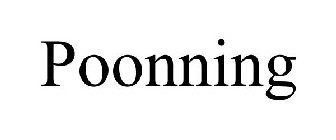POONNING