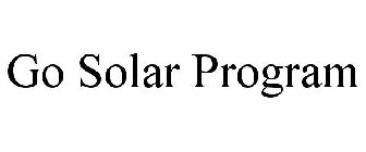 GO SOLAR PROGRAM