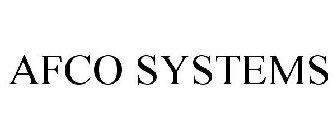 AFCO SYSTEMS