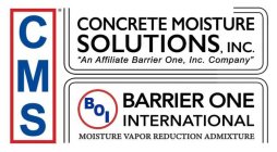 CMS CONCRETE MOISTURE SOLUTIONS, INC. 