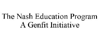 THE NASH EDUCATION PROGRAM A GENFIT INITIATIVE