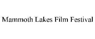 MAMMOTH LAKES FILM FESTIVAL