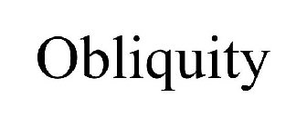 OBLIQUITY