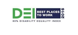 DEI BEST PLACES TO WORK 2016 80% DISABILITY EQUALITY INDEX