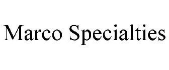 MARCO SPECIALTIES