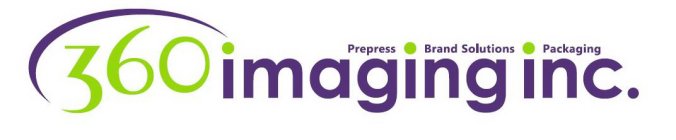 360 IMAGING INC. PREPRESS BRAND SOLUTIONS PACKAGING