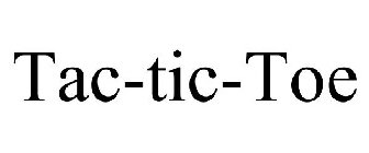 TAC-TIC-TOE