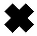 A BOLD LETTER X