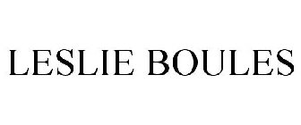 LESLIE BOULES