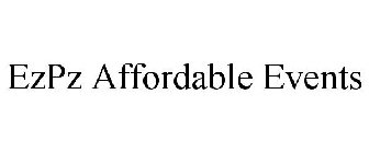 EZPZ AFFORDABLE EVENTS