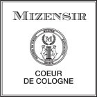 MIZENSIR CREATEUR DE PARFUM MIZENSIR MANUFACTURA GENEVE MCMXCIX COEUR DE COLOGNE M