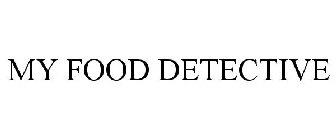 MY FOOD DETECTIVE