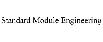 STANDARD MODULE ENGINEERING