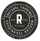 R EST 2015 PITTSBURGH NATURAL FARMING MODERN TECHNIQUES PITTSBURGH PENNSYLVANIA GROWN LOCALLY